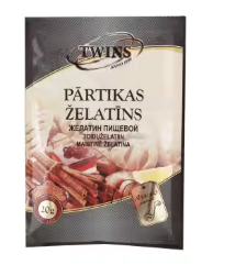 Twins pārtikas želatīns 20 g
